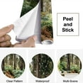 thumbnail image 4 of Peel and Stick Wallpaper Waterproof Ferns eucalyptus forest Wall Mural Decor Self Adhesive and Removable 69in x 98in, 4 of 8