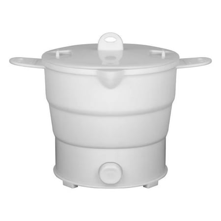 

Portable Foldable Silicone Kettle for Travel Camping Compact Water Heating Boiler for Noodles and Soup Versatile Food Cooker and Hotpot Skillet