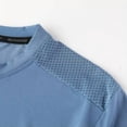 thumbnail image 4 of Camisetas Elvqul Hombre Manga Corta Azul Economicas sin Estampado Cuello Redondo, 4 of 6