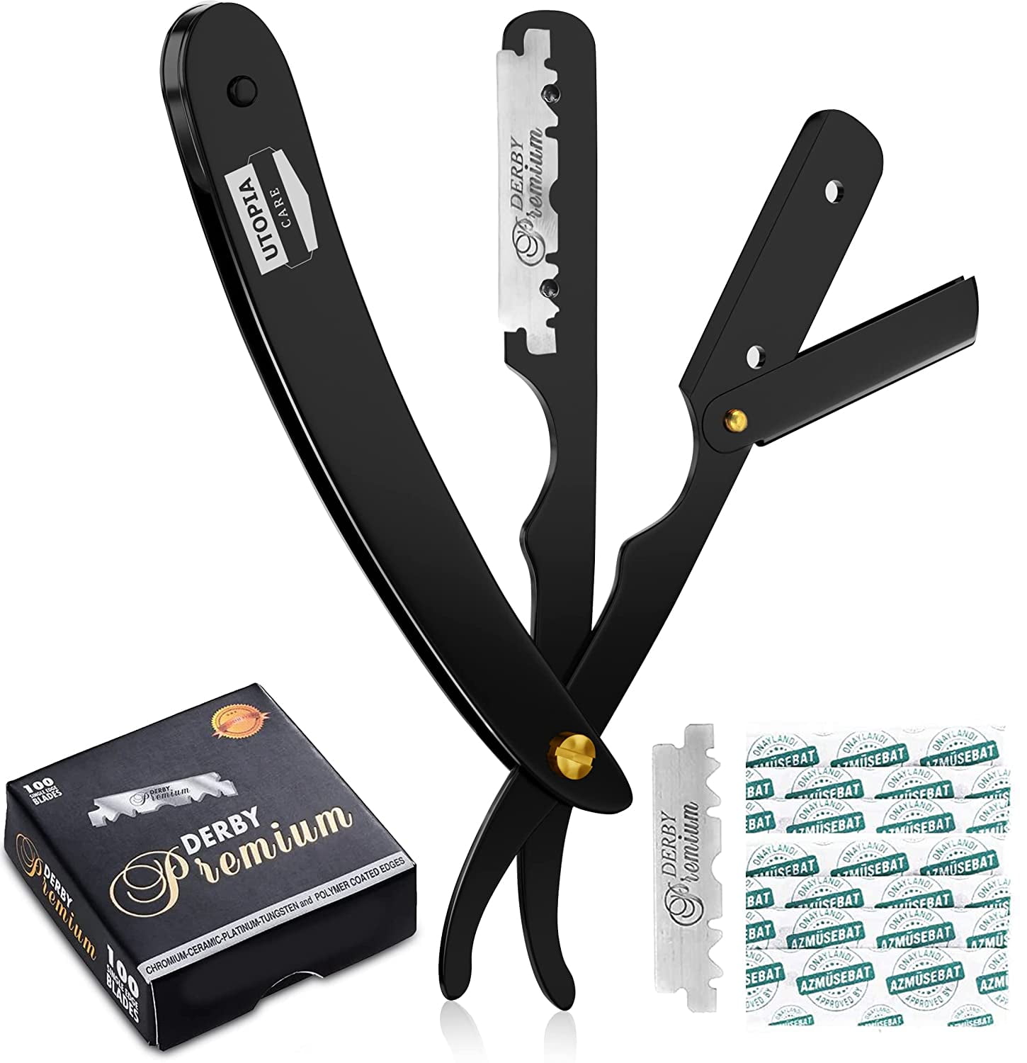 Utopia Care 100 Stainless Steel Professional Barber Straight Edge