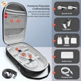 thumbnail image 3 of JYS Hard Shell VR Carrying Case for Meta Quest 3/3S - Shockproof Anti-Scratch Portable Storage Bag for VR Headset & Controllers, Travel-Friendly Organizer, 3 of 8