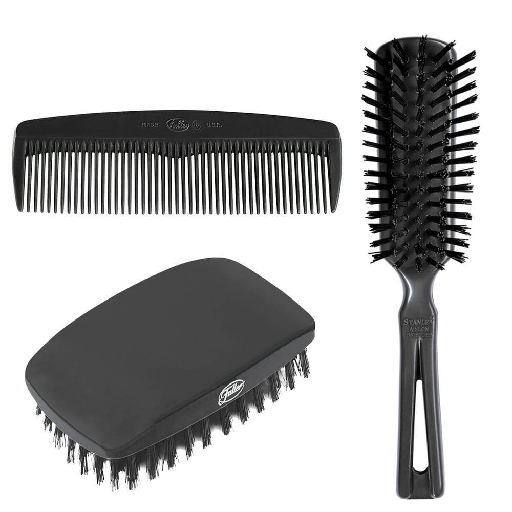 Fuller Brush Hairbrush & Comb Kit Complete Hair Care Set w/Men's