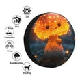 thumbnail image 4 of Sikiie Glowing Mushroom In Forest PVC Leather Spare Tire Wheel Cover Spare Tire Cover, for Car Truck SUV Camper Trailer Universal Fit(14-17in)-15 inch, 4 of 6