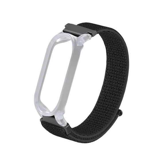 TUDIA Snap-On Case Nylon Wristband for PLAUD NotePin AI Voice Recorder, Adjustable Hook & Loop Strap Secure Accessory, Black