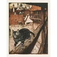 thumbnail image 2 of Harry Clarke 15x18 Black Ornate Wood Framed Double Matted Museum Art Print Titled - ‘I Will Have it So- Replied the Queen, ‘And Will Eat Her with a Sauce Robert’ (1922), 2 of 5