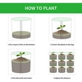 thumbnail image 5 of iPower 5-Pack 2-Gallon Grow Bags Fabric Pots Non-Woven Plant Container with Handles Sides for Easy Transplanting, 5 of 7