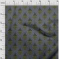 thumbnail image 2 of oneOone Cotton Cambric Fabric Leaves & Floral Block Printed Craft Fabric BTY 56 Inch Wide, 2 of 4