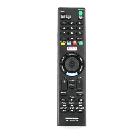 Remote Control For Sony Smart Tv New Remote Control RMT-TX102U fits for Sony LED HDTV KDL-32W607D KDL32W609D KDL-32W609D KDL32W650D KDL32R500C KDL-32R500C KDL32W600D KDL-32W600D ()