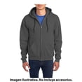 thumbnail image 2 of Sudadera Fruit of the Loom Talla CH con Cierre Gris Oscuro, 2 of 4
