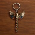 thumbnail image 4 of Cameland Keychain Accessories Keychain Key Chain Purse Charms Keychain Your Of And Protection Holy Sword With Motivation Card Art Collection, 4 of 5
