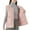 Pink, variant on Women's Lightweight Outerwear Vest V-Neck Sleeveless Gilet Quilted Button Parkas Jackets Coats with Pockets