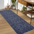 thumbnail image 2 of Runner Rug 2x6 Machine Washable Rug for Entryway Low Pile Kitchen Area Rug, Non Shedding Hallway Rugs, Non Slip Front Door Mat, Blue Tones, 2 of 7
