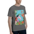 thumbnail image 2 of Bingfone Tropical Jungle Flamingo Men'S Loose Fit Short-Sleeve Pocket T-Shirt, 2 of 7