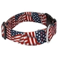 thumbnail image 4 of Country Brook Petz® 1 1/2 inch Deluxe Patriotic Tribute Dog Collar, Medium, 4 of 5