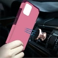thumbnail image 2 of Case and Pouch Bundle for REVVL 6 5G: Dual Layer Slim Case (Pink Wine) and Vertical Rugged Denim Nylon Belt Holster, 2 of 9