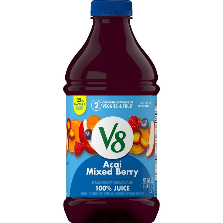 V8 Healthy Antioxidant Acai Mixed Berry 100% Fruit and Vegetable