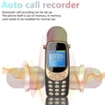 thumbnail image 3 of Q3308 Pro Mini Mobile Phone Bluetoothcompatible Dial Magic Voice Fm Radio Wireless Call Recording Cellpone, 3 of 9