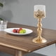 thumbnail image 5 of Candelabro dorado Sunnimix de vidrio y metal 13x32cm, 5 of 8