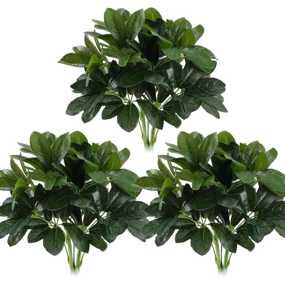 Artificial Shrubs, Faux Silk  Bushes, Realistic Touch Artificial Greenery, Suitable for Indoor and Outdoor Gardens, Offices, Homes, Dining Rooms, Centerpieces, Wall Hanging Decorations (6 Pieces)