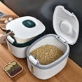 thumbnail image 2 of 5Kg Rice Bucket Sealed Rice Dispenser Insect Moisture Proof Sealed Rice Storage Container Grain Sto, 2 of 5