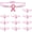 Cord Braided-10pcs, variant on 10/20 Pcs Breast Cancer Awareness Bracelets with Independent Small Package of Each Piece, Adjustable Pink Ribbon Bracelets for Breast Cancer Survivor Fighter Gifts, Charity Public Activity Supplies