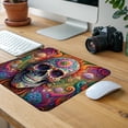 thumbnail image 5 of Psychedelic Sugar Skull Day of the Dead Mouse Pad Low Profile Gaming Mat, 5 of 7