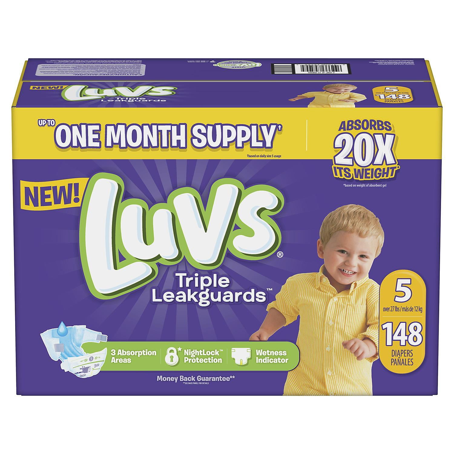 Luvs Ultra Leakguards Diapers (Choose Your Size)baby’s skin - 2