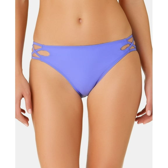 California Waves Juniors Solid Strappy Hipster Bottoms