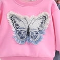 thumbnail image 4 of Toddler Baby Girl Sweatsuit Set Organic Cotton Fall Outfits Top and Pants Clothing Sets 6-12 Months 12-24 Months 2t 3t 4t 5t 6t 7t 8t 9t Children Red 4-5 Years, 4 of 5