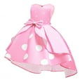 thumbnail image 4 of Coerni Girls Pageant Dress | Toddler Girls Sleeveless Wedding Birthday Parties Bridesmaid Prom Gown Princess Formal Dresses, 4 of 9