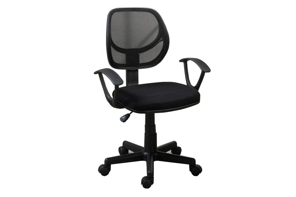 Mesh Back Nylon Base and Caster Office Chair, Black