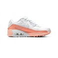 thumbnail image 2 of Big Kid's Nike Air Max 90 LTR SE White/Aura-Lt Madder Root (DM0956 100) - 3.5, 2 of 5