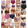 thumbnail image 2 of ToBeInStyle Women's Pack of 6 Random Assorted Print Panties - Briefs - 4X, 2 of 3