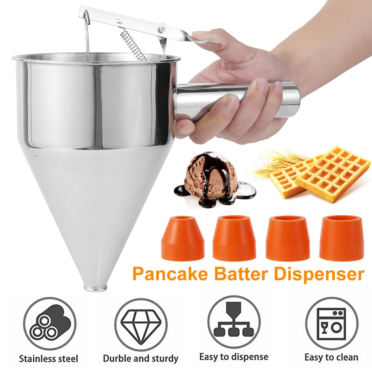 Pancake Batter Dispenser with Squeeze Handle, 1 - Kroger