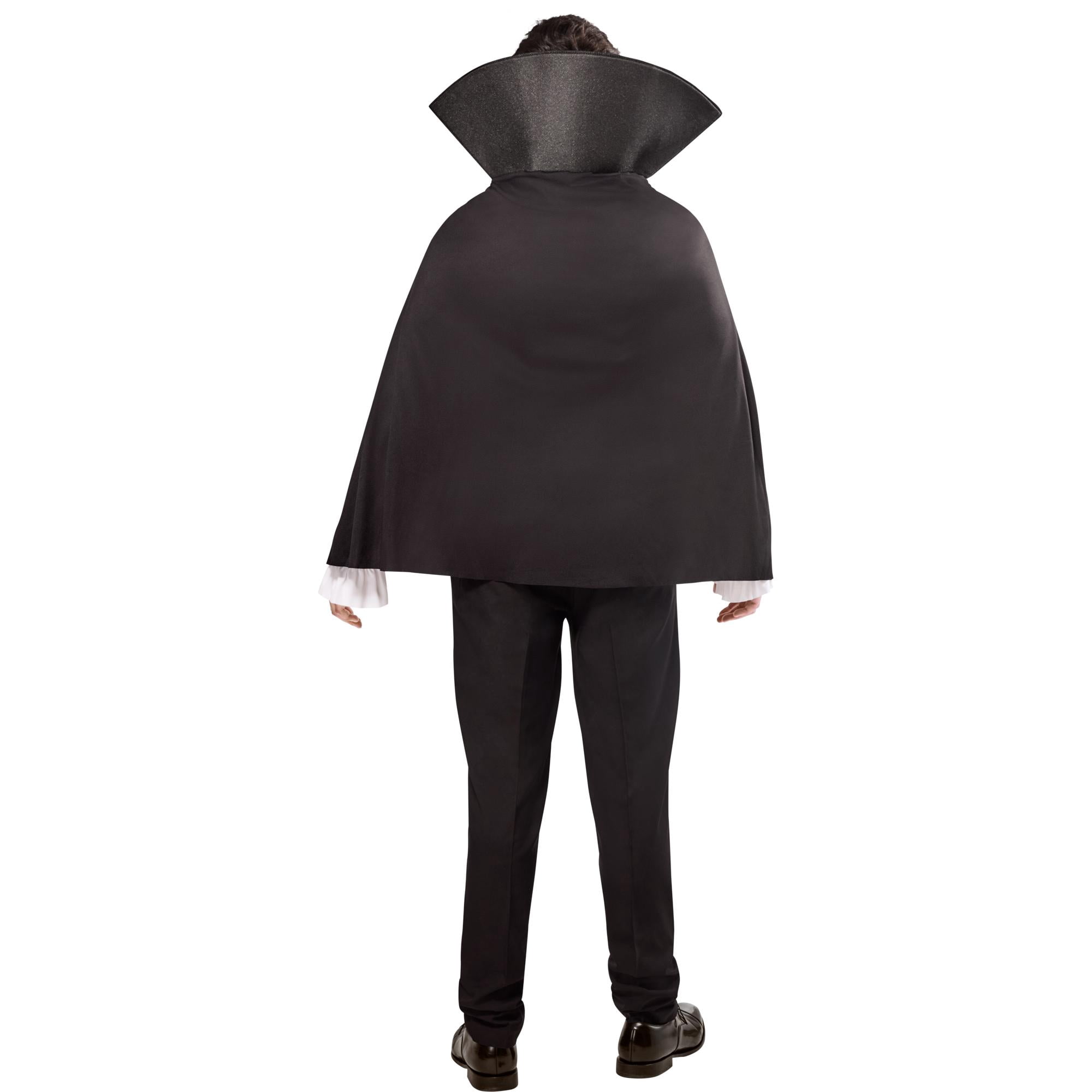 Vampire Halloween Costume for Adults, Men's Size L (36/38), by Way to Celebrate