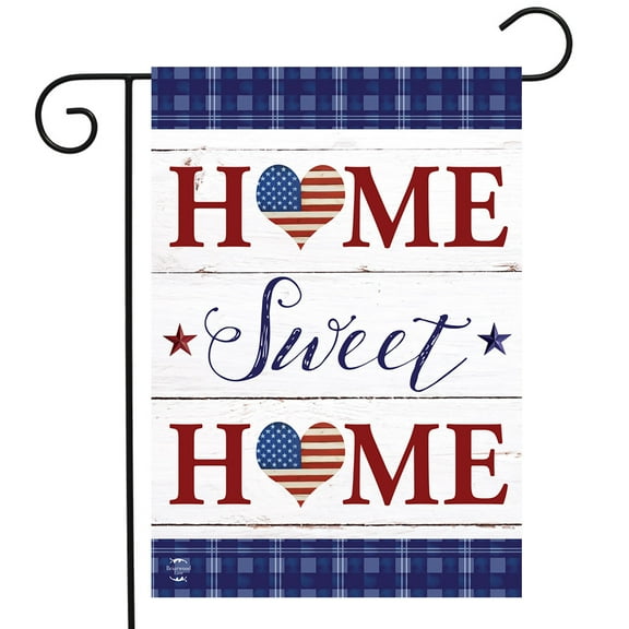 Briarwood Lane Patriotic Home Sweet Home Double-Sided Garden Flag