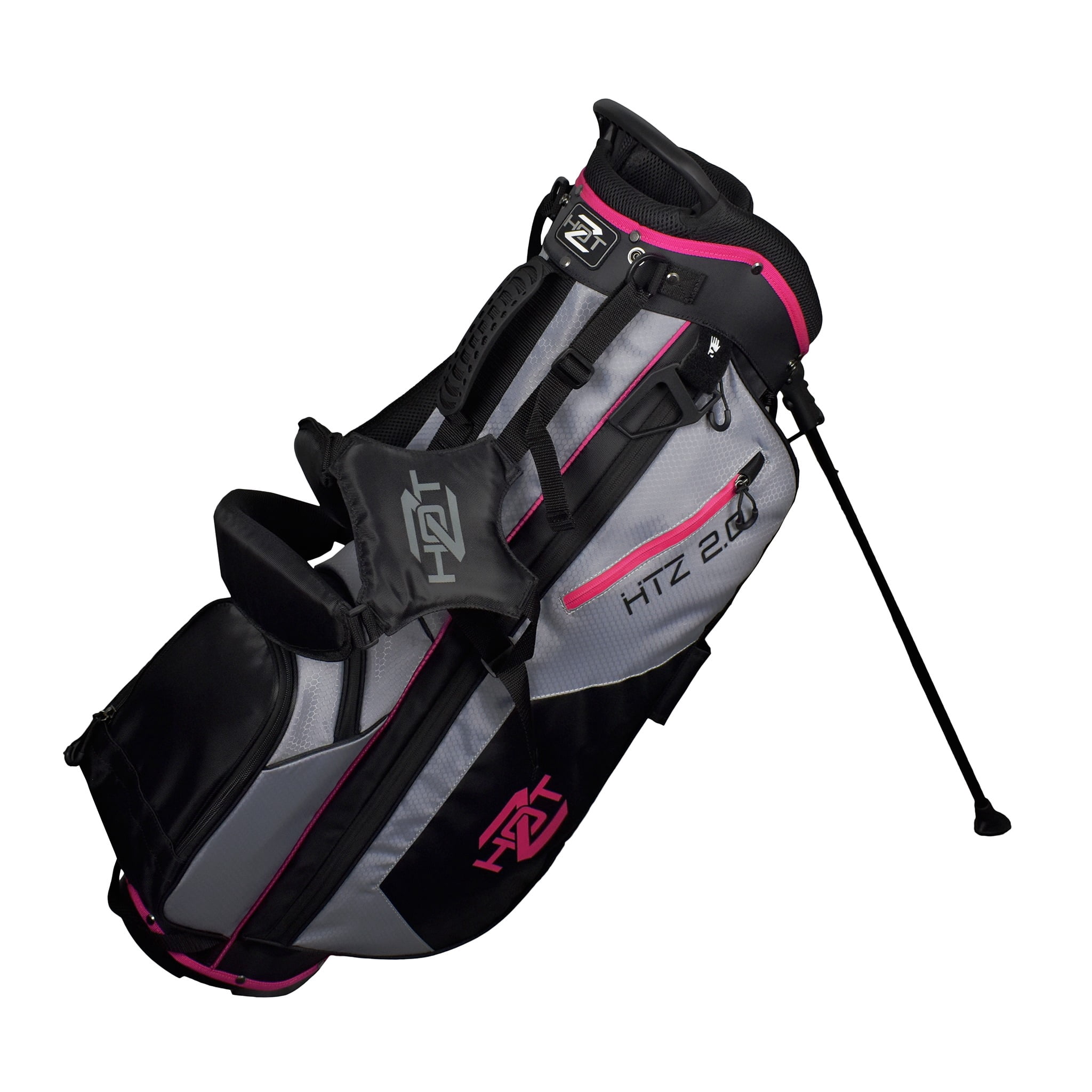 Hot-Z Golf Ladies 2.0 Stand Bag Black/Grey/Pink