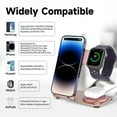 thumbnail image 6 of Wireless Charger, Aluminum Alloy 3 in 1 Wireless Charging Station for Apple iPhone/iWatch/Airpods,iPhone 14,13,12,11 (Pro, ProMax)/XS/XR/XS/X/8(Plus),iWatch8/7/6/SE/5/4/3/2,AirPods 3/2/pro, 6 of 7