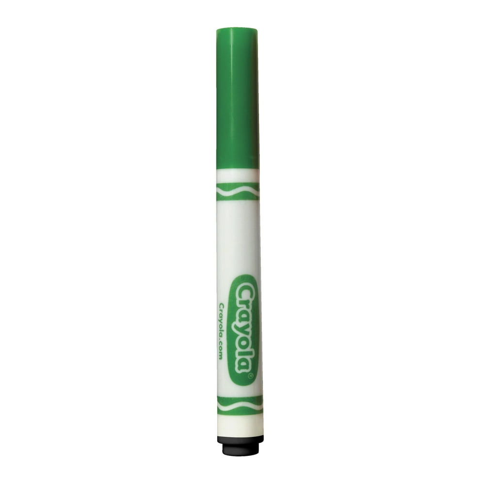 Crayola Replacement NonToxic Marker Pack, Conical Tip, Green, 2