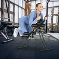 thumbnail image 3 of Gymax Adjustable Foldable Core Abdominal Trainer AB Crunch Workout Machine W/Display, 3 of 10