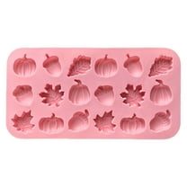 LYINGF Fall Silicone Candy Molds with 36 Cavities - 3D Autumn Maple and Pumpkin Shapes for Thanksgiving Treats, Seasonal Baking Molds for Chocolate and Candies