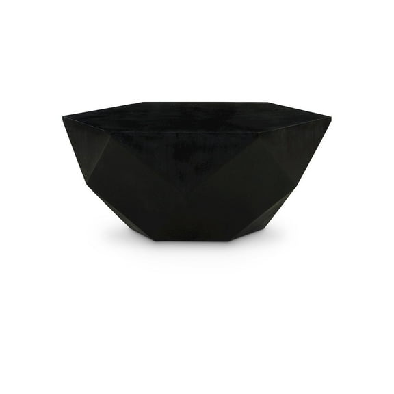 Meridian Furniture Diamante Black Oak Veneer Coffee Table