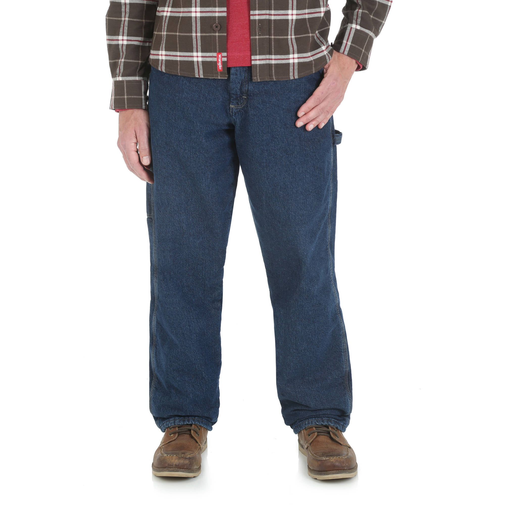 Wrangler - Big Men's Fleece Lined Carpenter Jean - Walmart.com ...