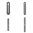 thumbnail image 3 of relayinert Stainless Steel Universal Bracket Wheel For Versatile Fishing Rod Mounting Fishing Rod Expansion 179mm, 3 of 6