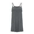 thumbnail image 5 of Npasoilc Jumpsuit for Womens Summer Casual Sleeveless Rompers Loose Strap Shorts With Pockets, 5 of 7