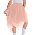 thumbnail image 4 of HAJWOH Women's Tulle Skirts High Low Layered Puffy Fairy Skirts Midi Length Irregular Tutu Skirt, 4 of 4