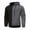 Dark Gray, variant on Deal of the Week Ofreoo Man Color Match Drawstring Zipper Pockets Hooded Coat Men's Lightweight Jackets