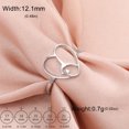 thumbnail image 1 of Deng Anillo de acero inoxidable con forma de coraz贸n para mujer, sortija de bailarina de Ballet, gimnasia r铆tmica, equipo deportivo, joyer铆a Para Hija, 1 of 2