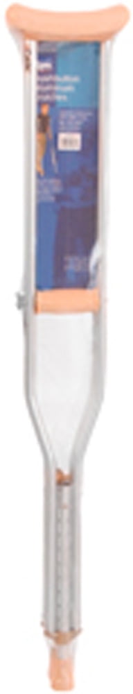 Carex Pushbutton Aluminum Crutches Adult - Pair