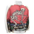 thumbnail image 5 of Tarot Card Death Baseball Jersey Fashion Ribbed Sleeve Man Women's Jacket Motion Tops XXS-6XL, 5 of 7